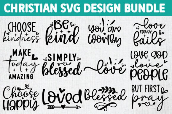 Download Free Christian Svg Design Bundle - Svg design Collection