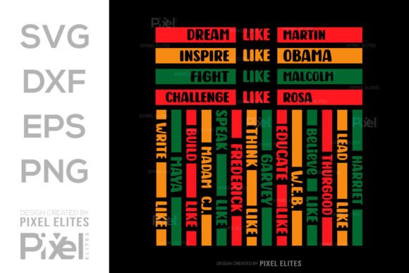 Download Black History Leaders SVG Quote Design - Black history leaders svg Collection