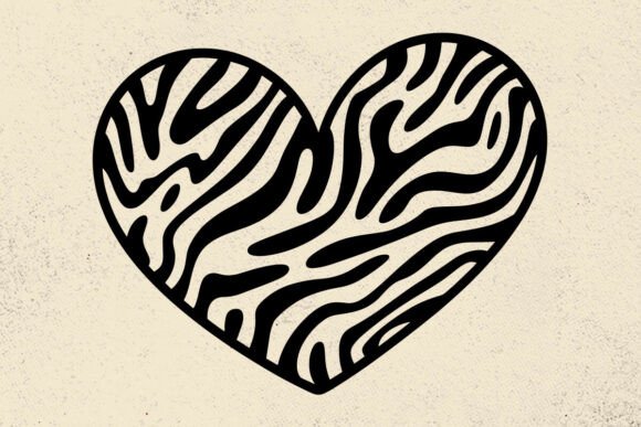 Download Zebra Hand Drawn Heart Svg, Zebra Svg - Hand drawn heart svg Collection