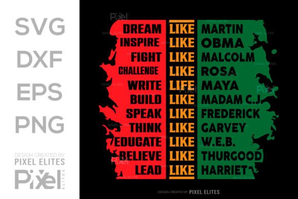 Download Black History Leaders SVG Quote Design - Black history leaders svg Collection