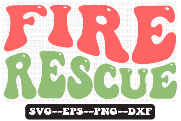 Download Fire Rescue Groovy Retro Svg Design - Svg design Collection