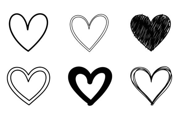 Download Hand Drawn Heart SVG Bundle - Hand drawn heart svg Collection