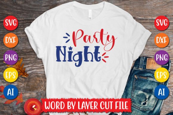 Download Party Night SVG Design - Svg design Collection
