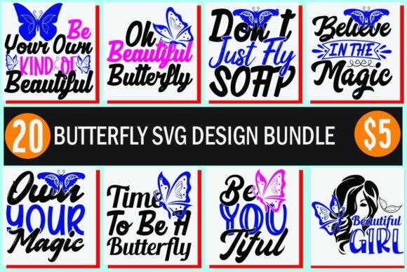 Download Butterfly SVG Design Bundle - Svg design Collection