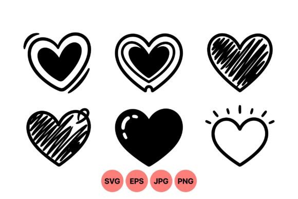 Download Hand Drawn Heart SVG Collection - Hand drawn heart svg Collection