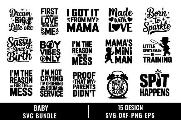 Download Baby Svg Design Bundle - Svg design Collection