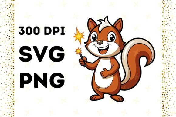 Download Sparkling Squirrel Celebration SVG - Celebration svg Collection