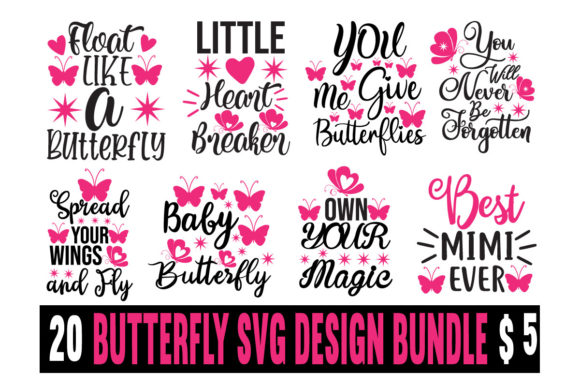 Download Butterfly SVG Design Bundle - Svg design Collection