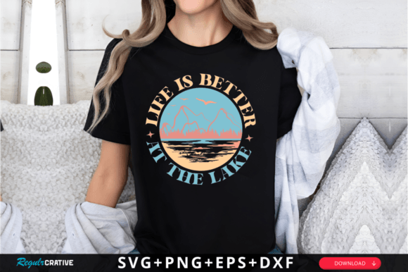 Download Life is Better at the Lake SVG Design - Svg design Collection