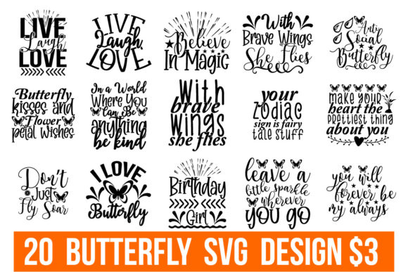 Download Butterfly SVG Design Bundle - Svg design Collection
