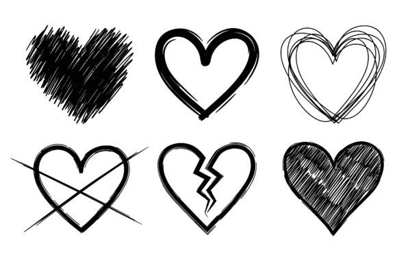 Download Hand Drawn Heart SVG Bundle - Hand drawn heart svg Collection