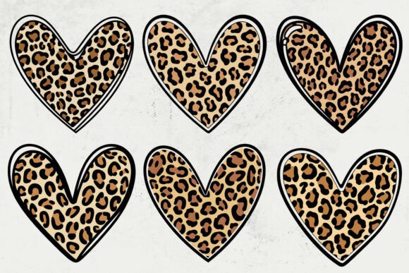 Download Leopard Hand Drawn Heart Svg, Leopard - Hand drawn heart svg Collection