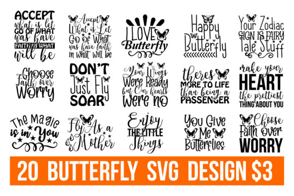 Download Butterfly SVG Design Bundle - Svg design Collection