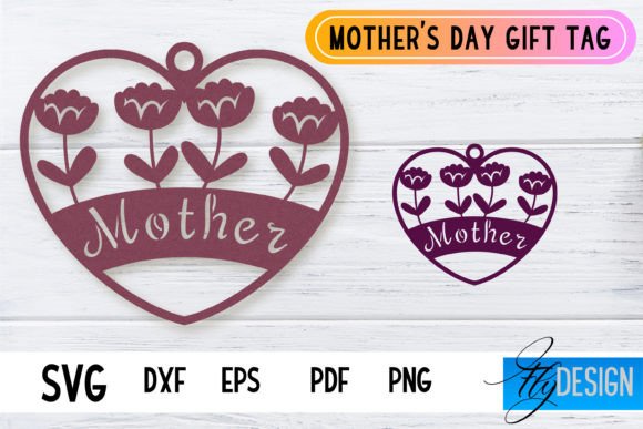 Download Mother’s Day Gift Tag SVG Design | Mom S - Svg design Collection