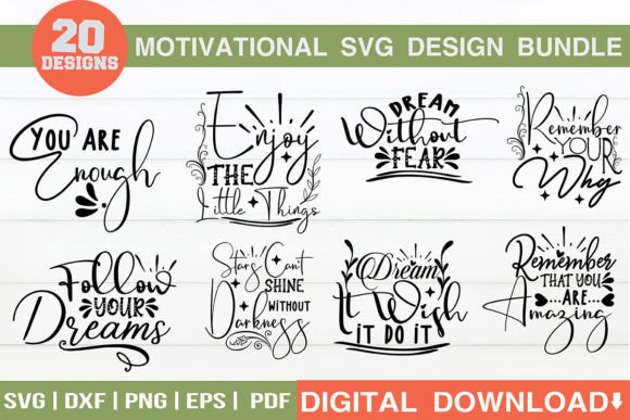 Download Motivational SVG Design Bundle - Svg design Collection