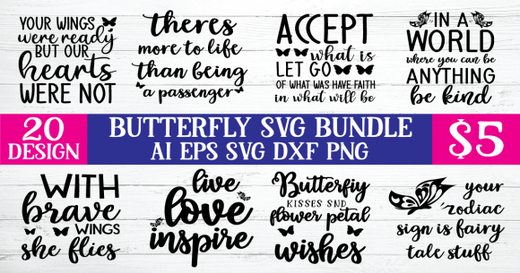 Download Butterfly SVG Design Bundle - Svg design Collection