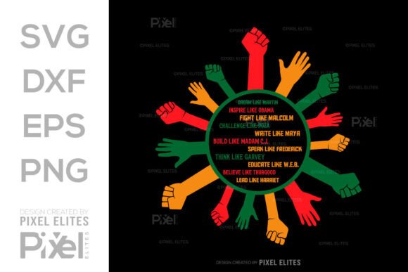 Download Black History Leaders SVG Quote Design - Black history leaders svg Collection