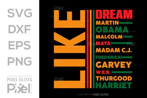 Download Black History Leaders SVG Quote Design - Black history leaders svg Collection