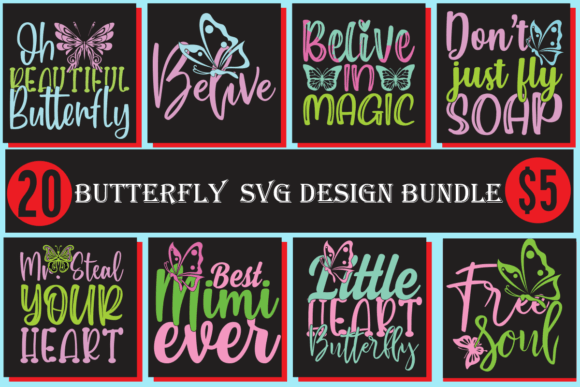 Download Butterfly SVG Design Bundle - Svg design Collection