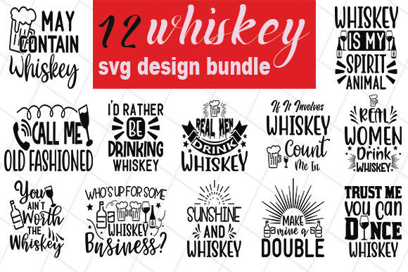 Download Whiskey SVG Design Bundle - Svg design Collection